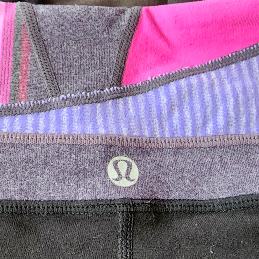 Lulu lemon reversible crop flare legging